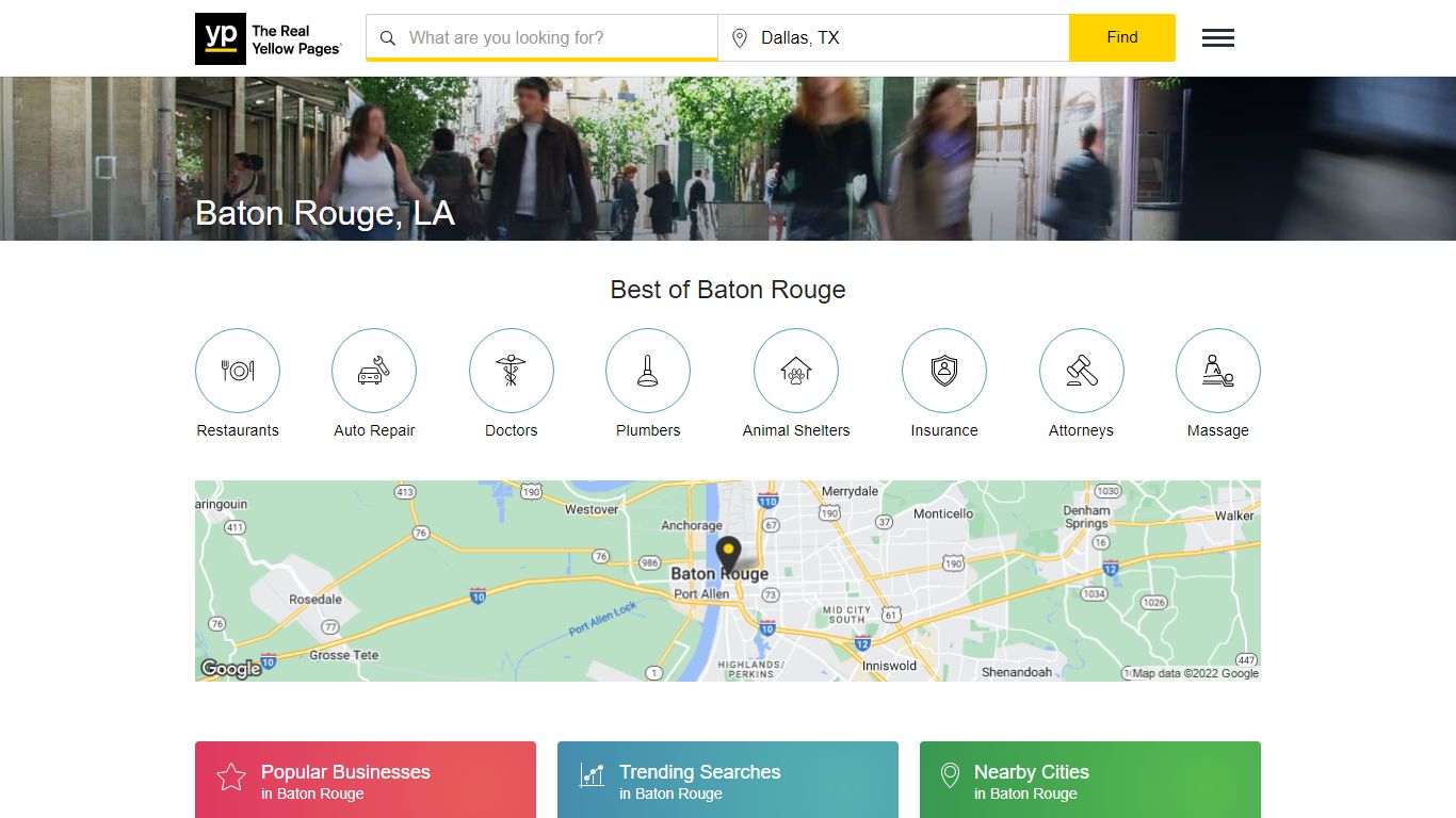 The Real Yellow Pages® - Baton Rouge, LA Directory - YP.com